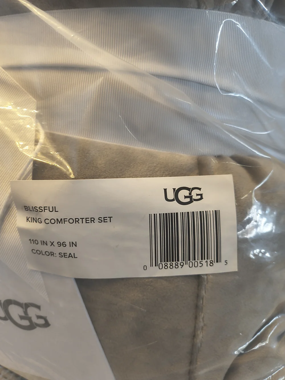 UGG Blissful King Comforter Set in Seal